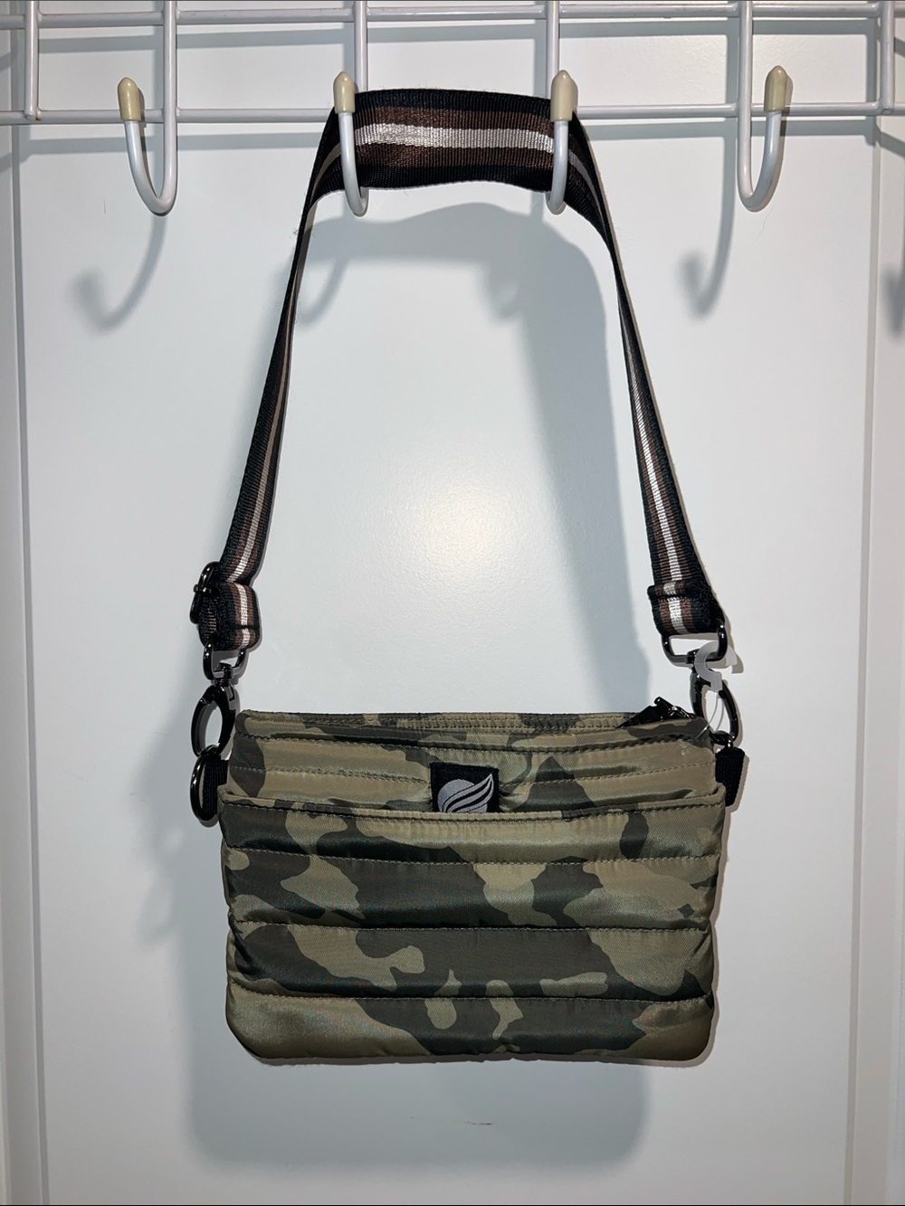 THINK ROYLN Quilted Shoulder Bag in Camouflage